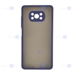 قاب محافظ پشت مات با محافظ لنز شیائومی Transparent Hybrid Case With Lens Protector Xiaomi Poco X3 Pro