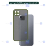 قاب محافظ پشت مات با محافظ لنز شیائومی Transparent Hybrid Case With Lens Protector Xiaomi Redmi 9C