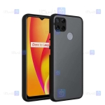 قاب محافظ پشت مات با محافظ لنز شیائومی Transparent Hybrid Case With Lens Protector Xiaomi Redmi 9C