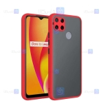 قاب محافظ پشت مات با محافظ لنز شیائومی Transparent Hybrid Case With Lens Protector Xiaomi Redmi 9C