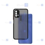 قاب محافظ پشت مات با محافظ لنز شیائومی Transparent Hybrid Case With Lens Protector Xiaomi Redmi 9T
