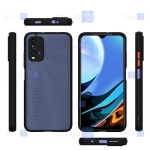 قاب محافظ پشت مات با محافظ لنز شیائومی Transparent Hybrid Case With Lens Protector Xiaomi Redmi 9T