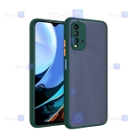قاب محافظ پشت مات با محافظ لنز شیائومی Transparent Hybrid Case With Lens Protector Xiaomi Redmi 9T