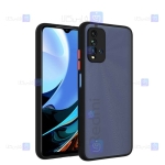 قاب محافظ پشت مات با محافظ لنز شیائومی Transparent Hybrid Case With Lens Protector Xiaomi Redmi 9T