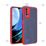 قاب محافظ پشت مات با محافظ لنز شیائومی Transparent Hybrid Case With Lens Protector Xiaomi Redmi 9T
