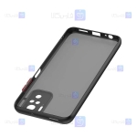 قاب محافظ پشت مات با محافظ لنز شیائومی Transparent Hybrid Case With Lens Protector Xiaomi Redmi Note 10 Pro