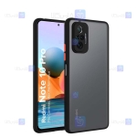 قاب محافظ پشت مات با محافظ لنز شیائومی Transparent Hybrid Case With Lens Protector Xiaomi Redmi Note 10 Pro Max