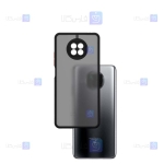 قاب محافظ پشت مات با محافظ لنز شیائومی Transparent Hybrid Case With Lens Protector Xiaomi Redmi Note 9T