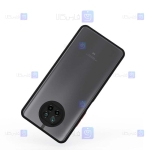 قاب محافظ پشت مات با محافظ لنز شیائومی Transparent Hybrid Case With Lens Protector Xiaomi Redmi Note 9T