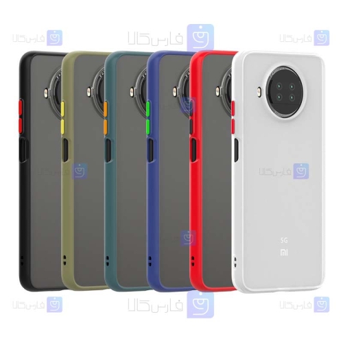 قاب محافظ پشت مات شیائومی Transparent Hybrid Case Xiaomi Redmi Note 9 Pro 5G