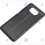 قاب ژله ای طرح چرم شیائومی Auto Focus Jelly Case For Xiaomi Poco X3 Pro