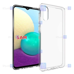 قاب شفاف Samsung Galaxy M02 مدل شیشه ای - ژله ای