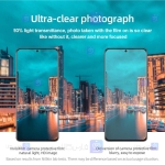 محافظ لنز دوربین دوتایی نیلکین سامسونگ Nillkin InvisiFilm camera protector for Samsung Galaxy S21 Ultra