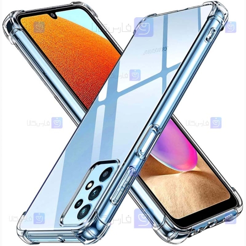 قاب ژله ای کپسول دار Clear Tpu Air Rubber Jelly Case For Samsung Galaxy A32 4G