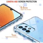 قاب ژله ای کپسول دار Clear Tpu Air Rubber Jelly Case For Samsung Galaxy A32 4G