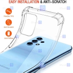 قاب ژله ای کپسول دار Clear Tpu Air Rubber Jelly Case For Samsung Galaxy A32 4G