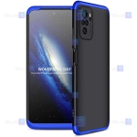 قاب محافظ با پوشش 360 درجه شیائومی GKK Color Full Cover For Xiaomi Redmi Note 10s