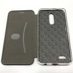 کیف کلاسوری چرمی LG K10 2018 مدل Leather Standing Magnetic