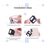 محافظ لنز دوربین دوتایی نیلکین آیفون Nillkin InvisiFilm camera protector for Apple iPhone Xs Max