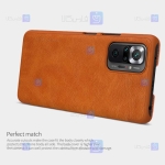کیف چرمی نیلکین Xiaomi Redmi Note 10 Pro مدل Qin