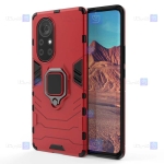 قاب محافظ ضد ضربه انگشتی هواوی Ring Holder Iron Man Armor Case Huawei Nova 8 Pro