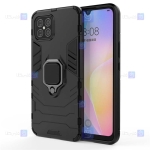 قاب محافظ ضد ضربه انگشتی هواوی Ring Holder Iron Man Armor Case Huawei Nova 8 SE