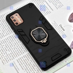 قاب محافظ ضد ضربه انگشتی موتورولا Ring Holder Iron Man Armor Case Motorola Moto G9 Plus