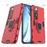 قاب محافظ ضد ضربه انگشتی شیائومی Ring Holder Iron Man Armor Case Xiaomi Mi 10S