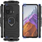 قاب محافظ ضد ضربه انگشتی شیائومی Ring Holder Iron Man Armor Case Xiaomi Mi 11 Pro