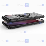 قاب محافظ ضد ضربه انگشتی شیائومی Ring Holder Iron Man Armor Case Xiaomi Mi 11 Ultra