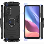 قاب محافظ ضد ضربه انگشتی شیائومی Ring Holder Iron Man Armor Case Xiaomi Redmi K40 Pro Plus