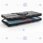 قاب محافظ ضد ضربه انگشتی شیائومی Ring Holder Iron Man Armor Case Xiaomi Redmi Note 10 4G