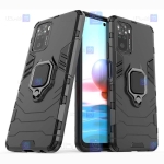 قاب محافظ ضد ضربه انگشتی شیائومی Ring Holder Iron Man Armor Case Xiaomi Redmi Note 10 4G
