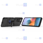 قاب محافظ ضد ضربه انگشتی شیائومی Ring Holder Iron Man Armor Case Xiaomi Redmi Note 10 Pro