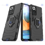 قاب محافظ ضد ضربه انگشتی شیائومی Ring Holder Iron Man Armor Case Xiaomi Redmi Note 10 Pro Max