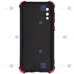قاب محافظ ژله ای ضد ضربه با محافظ لنز سامسونگ Shockproof Cover Case For Samsung Galaxy A02