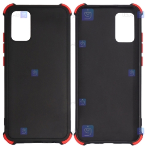 قاب محافظ ژله ای ضد ضربه با محافظ لنز سامسونگ Shockproof Cover Case For Samsung Galaxy A02s