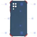 قاب محافظ ژله ای ضد ضربه با محافظ لنز سامسونگ Shockproof Cover Case For Samsung Galaxy A12