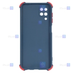 قاب محافظ ژله ای ضد ضربه با محافظ لنز سامسونگ Shockproof Cover Case For Samsung Galaxy A12