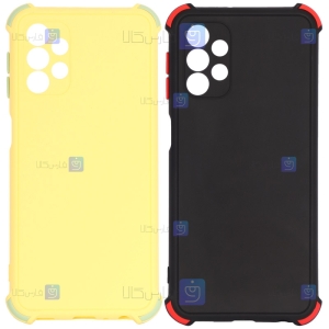قاب محافظ ژله ای ضد ضربه با محافظ لنز سامسونگ Shockproof Cover Case For Samsung Galaxy A32 5G