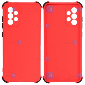 قاب محافظ ژله ای ضد ضربه با محافظ لنز سامسونگ Shockproof Cover Case For Samsung Galaxy A72 4G / 5G