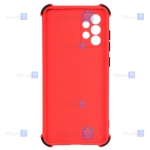 قاب محافظ ژله ای ضد ضربه با محافظ لنز سامسونگ Shockproof Cover Case For Samsung Galaxy A72 4G 5G