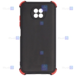 قاب محافظ ژله ای ضد ضربه با محافظ لنز شیائومی Shockproof Cover Case For Xiaomi Redmi Note 9T