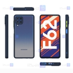قاب محافظ پشت مات با محافظ لنز سامسونگ Transparent Hybrid Case With Lens Protector Samsung Galaxy M62
