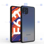 قاب محافظ پشت مات با محافظ لنز سامسونگ Transparent Hybrid Case With Lens Protector Samsung Galaxy M62