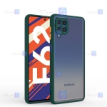 قاب محافظ پشت مات با محافظ لنز سامسونگ Transparent Hybrid Case With Lens Protector Samsung Galaxy M62