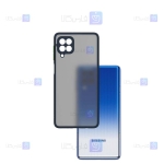 قاب محافظ پشت مات با محافظ لنز سامسونگ Transparent Hybrid Case With Lens Protector Samsung Galaxy M62