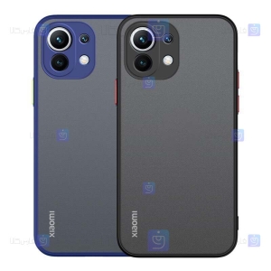 قاب گوشی شیائومی Mi 11 Lite مدل پشت مات محافظ لنزدار