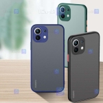 قاب گوشی شیائومی Mi 11 Lite مدل پشت مات محافظ لنزدار