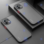 قاب گوشی شیائومی Mi 11 Lite مدل پشت مات محافظ لنزدار